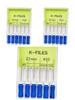 3boxes,6Pcs/Box Dental K Files 21mm/25mm Hand Use Files Stainless Steel Root Canal Files Dentistry Endodontic Instruments