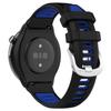 Ремешок для часов 22 мм для Garmin Forerunner 265/Honor Watch GS 3i, силиконовый двухцветный ремешок с крестообразным рисунком для замены