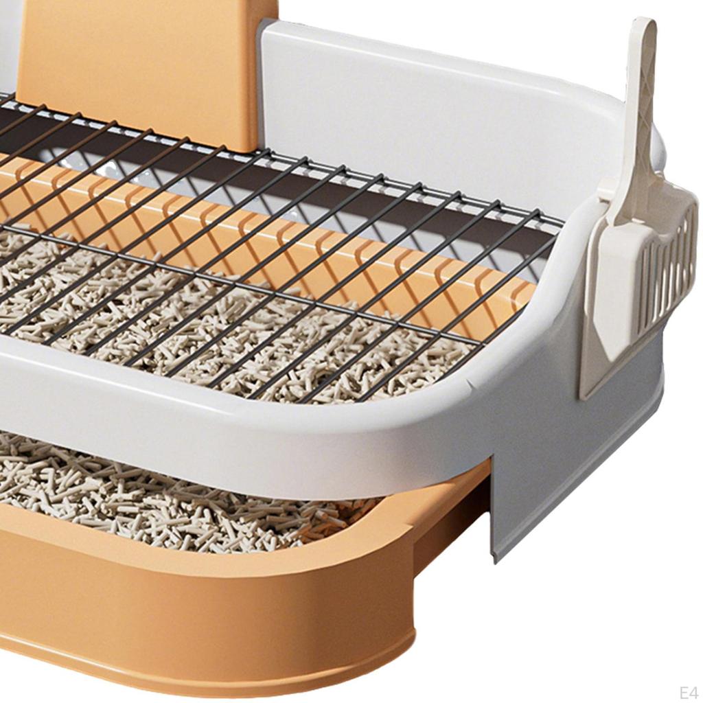 Dog Toilet Potty Tray Raised Enclosure Lightweight Puppy Pee Holder Training Pad