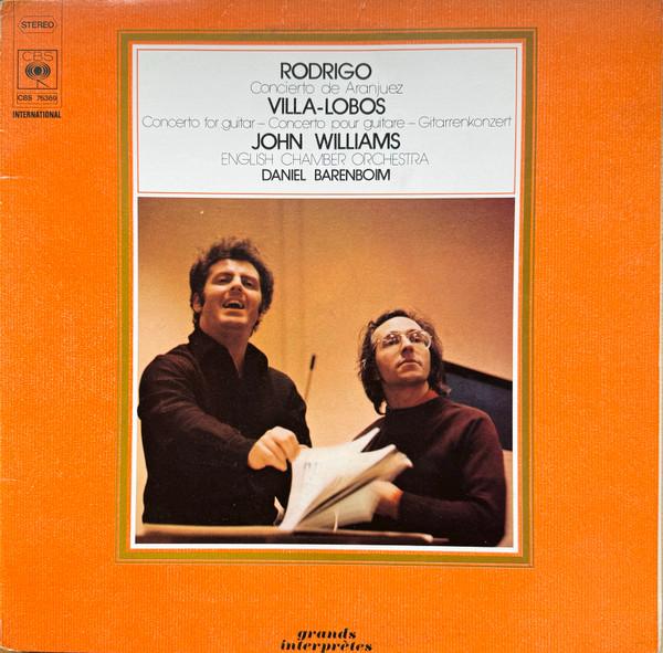Виниловая пластинка RODRIGO VILLALOBOS JOHN WILLIA Concierto De Aranjuez Concerto Fo US0090 CBS 1974 Германия Классика Б/у