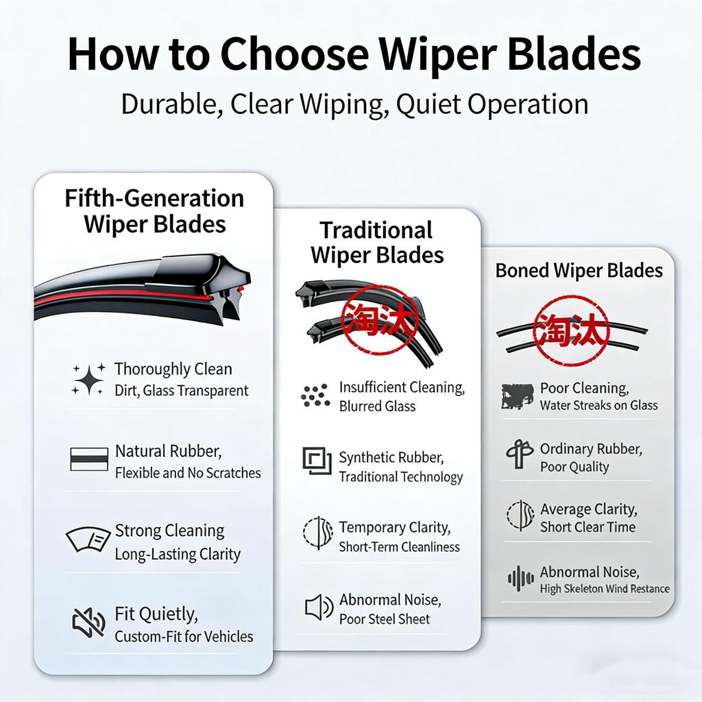 Suitable for W140 1991-1998 28+24 Wiper Blades RHD and LHD