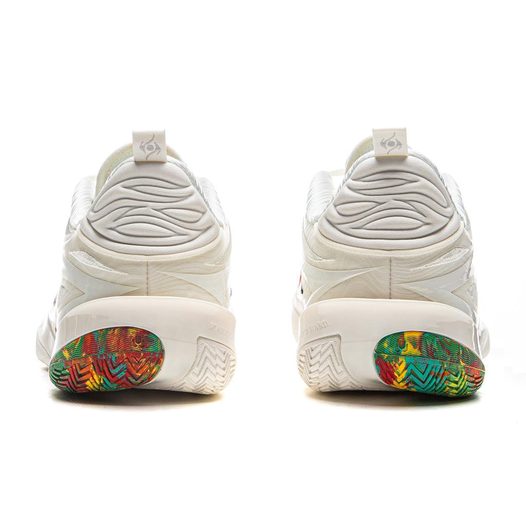 Li Ning Wade 808 5 Ultra V2 Basketball Shoes Men Sneaker Champagne-White ABAV045-2