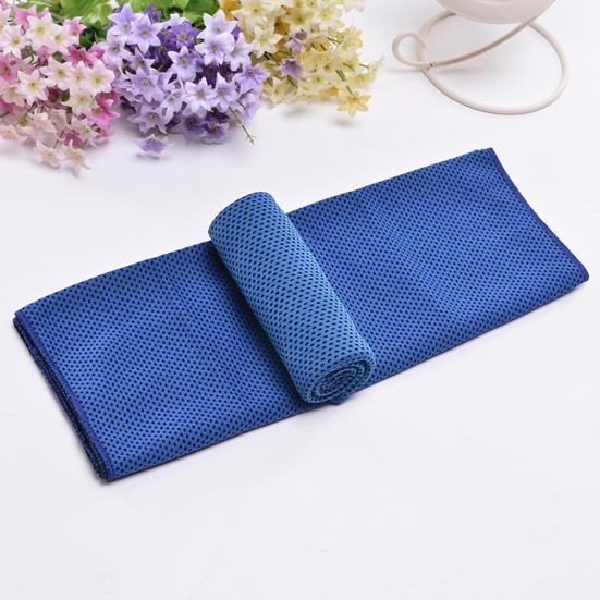 Cooling Towel Quick Dry High Density Strong Evaporation Sweat Absorption Polyester Sports Cold Feeling Towel Fitness Use