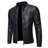 Men's Slim Casual Korean Style Leather Motorcycle Jacket