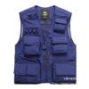 Весенне-осенний мужской повседневный уличный разгрузочный многофункциональный жилет репортера для путешествий, фотографии, сетчатый, быстросохнущий, для рыбалки