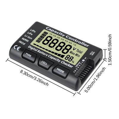 CellMeter 7 Проверка напряжения и емкости аккумулятора Тестер мощности аккумулятора для RC-машин, лодок Для литий-ионных, LiFe, NiMH, NiCd, Lipo аккумуляторов 1-7S