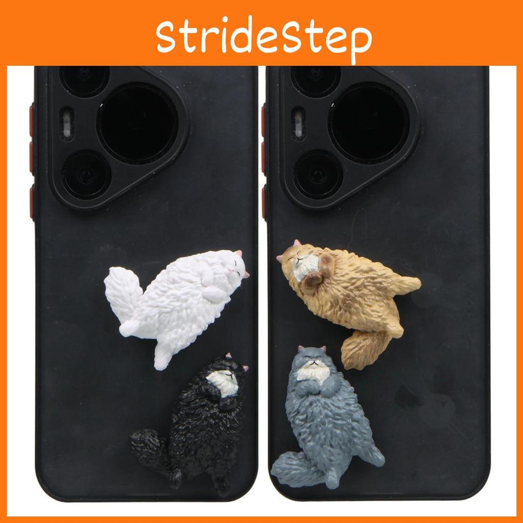 Cartoon Cute 4pcs Sleeping Cat Model Ornament Set Decoration Accessories