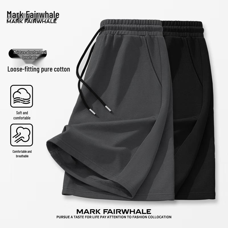 Mark Fairwhale Мужские хлопковые повседневные спортивные шорты