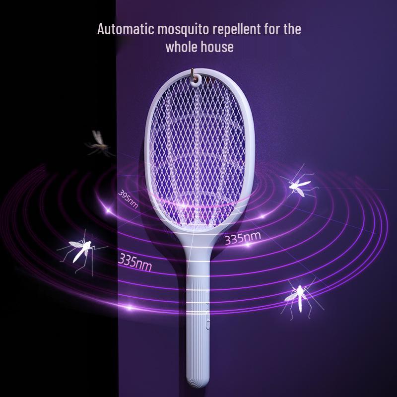 Mosquito Electric Dualuse Swatter Rechargeable Killer Lamp With Usb