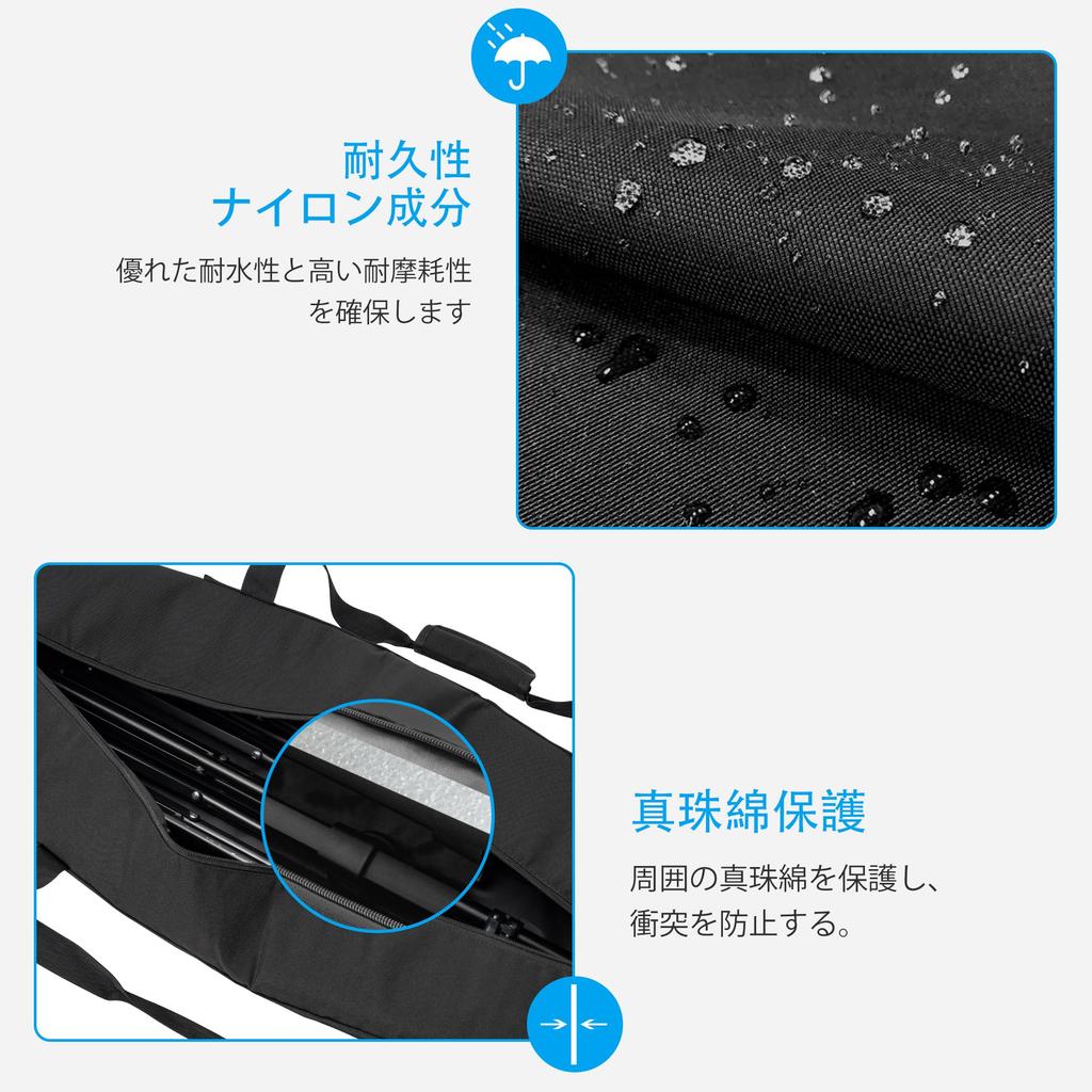 TORIBIO Tripod Tripod Large Light Stand Telescope Photography Pole Pole Long Item Case, 127cm, Bag, Capacity, Case, Case, Equipment/Tripod/Monopod