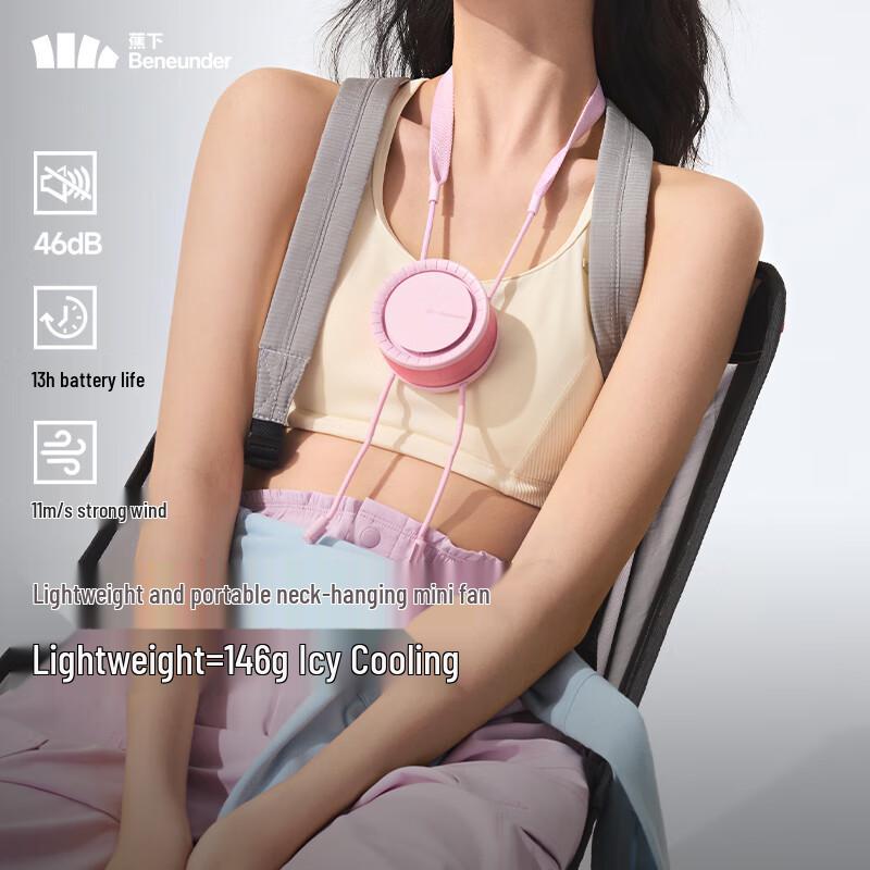 Beneunder Sun Protection Set: Pocket Umbrella & Portable Fan