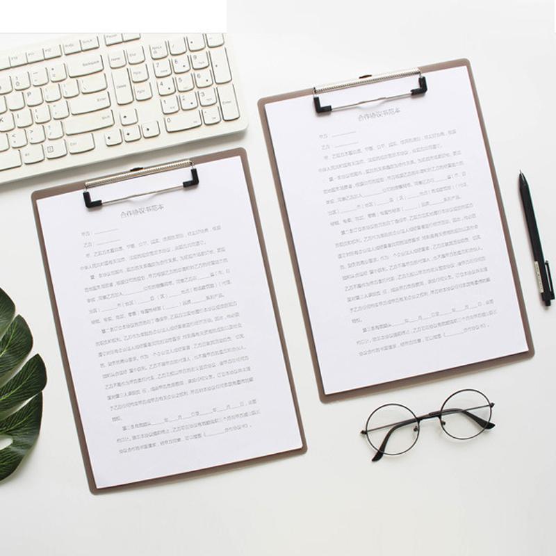 5 шт. A4/A5/A6 Доска с зажимом для записей Блокнот для документов Держатель для бумаги Хранение PP Планшет для обмена Бизнес Офисные принадлежности Меню Планшет для обмена