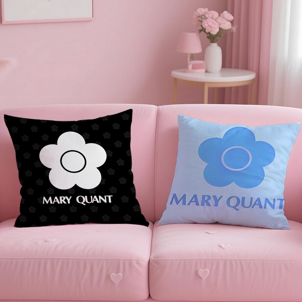 classic fashion designer Mary Quant Cushion Cover Soft  EasyWash Pillow Case  Versatile for Couch Bed Travel and Office