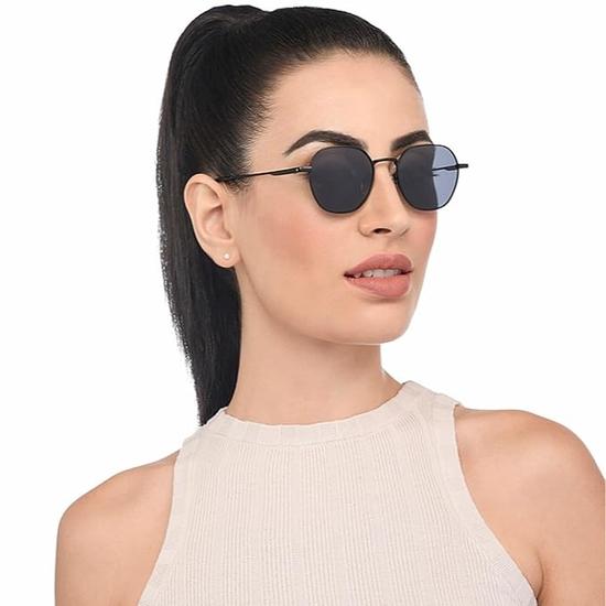 Vincent Chase By Lenskart | Full Rim Hexagonal | The Metal Edit | Polarized and 100% UV Protected | Men & Women | Small | VC S13121