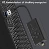 Портативный - совместимый 5.2 передатчик aptX LL - адаптивный USB 3.5 AUX - оптоволоконный коаксиальный музыкальный адаптер