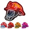 Firefighter Helmet Neon Sign LED Lamp Soft Glow Battery Powered Firefighter