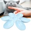 PP Durable Pet Six Petals Multiple Case Food Feeder Water Feeding Bowl for Cats Dogs GeneralBlue