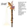Weather Resistant Garden Decor Fairy Sprinkling Magic Dust Solar Light, Outdoor Front Yard Figurines Statue with LED Light String, Landscape