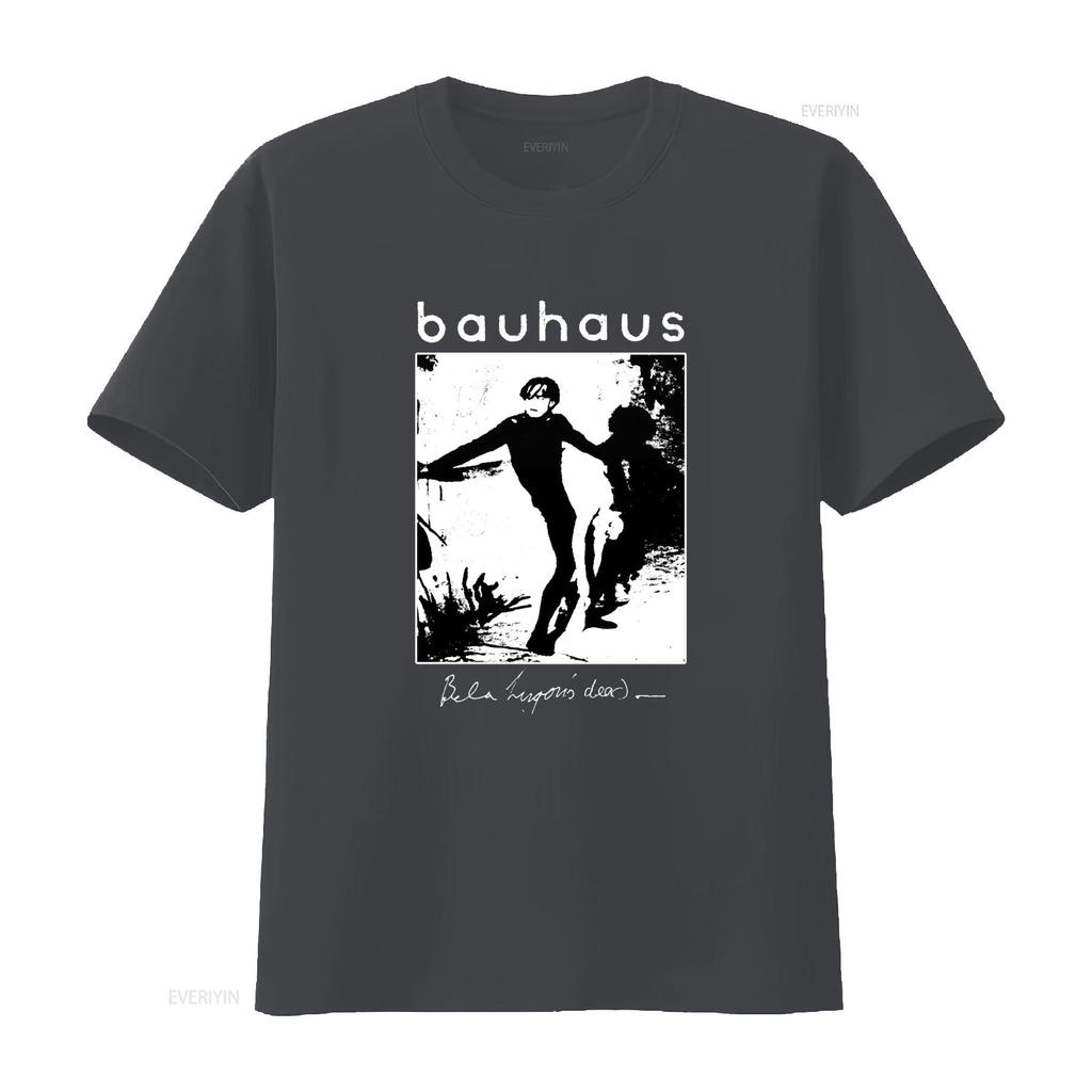 Bauhaus 1989 Bela Lugosis Dead Vintage Style Cotton Black T Shirt Retro Design Comfortable Fabric vintage Washed Casual Soft