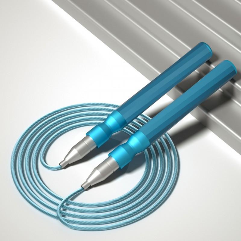 Aluminum Handle Speed Jump Rope Adults - Adjustable PU 3m Lightweight Professional Training