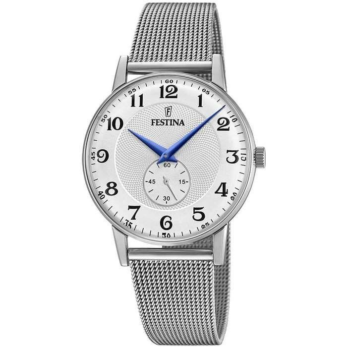 Montre - Festina - F20568-1 - Acier - Argent - Étanchéité 3 ATM