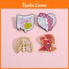 Human Organ Contemporary Design Brooch Heart And Brain Shape Stylish Metal Pin