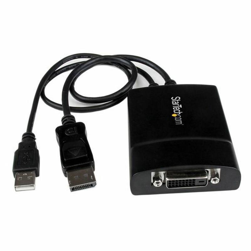 Адаптер Startech-DisplayPort-DVI Startech DP2DVID2 Черный