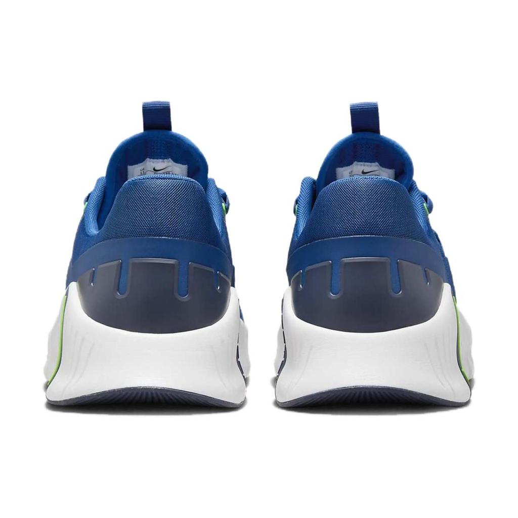 Nike Бесплатные мужские кроссовки Metcon 5 Court Blue Thunder-Blue Platinum-Tint Green-Strike DV3949-401