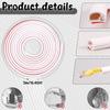 3/5/8m Floor Cord Cover for Extension Cords Self Adhesive Wall Cable Concealer Flexible Cable Hider Cover Wire Protector