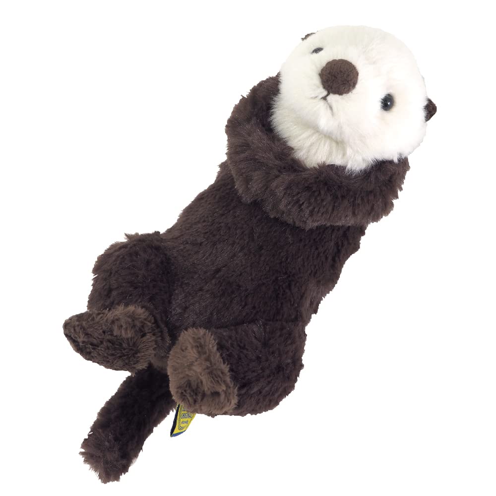Sun Lemon Fluffy Sea Otter Plush Toy, Small, 11 X 26 X 15 Cm, P-8542
