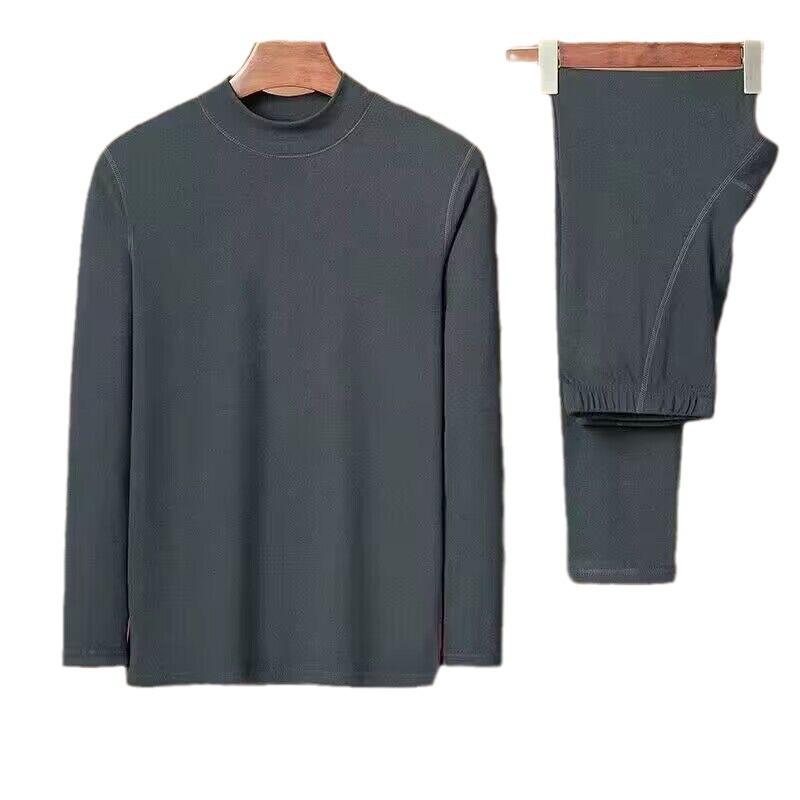 Унисекс Двусторонний Бархатный Теплый Комплект - Идеален для Осени, Зимы и Весны в качестве Уютного Базового Слоя.
