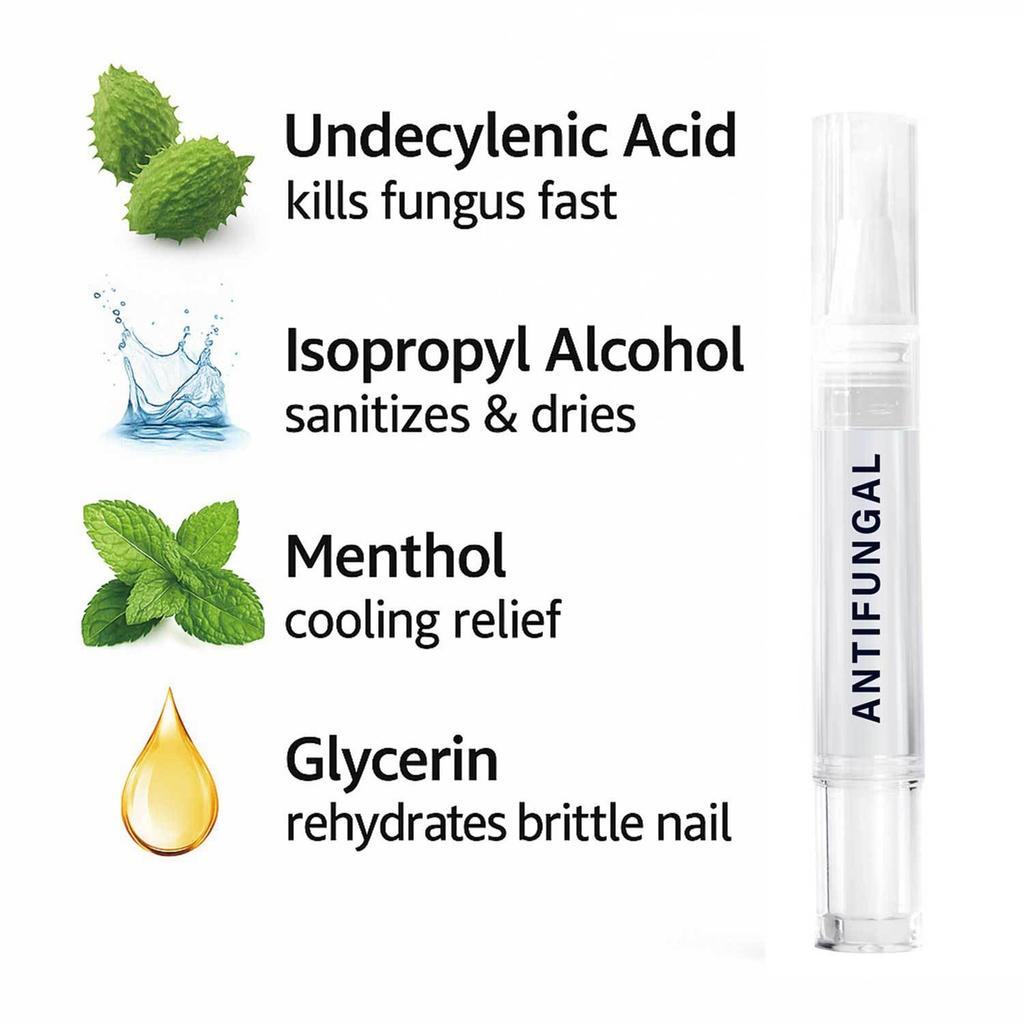 Ручка для ногтей на ногах Трещина ногтя, Раствор для ухода за вросшим ногтем, Мягкий ноготь, Серая ручка 4 мл