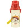Children's Water Bottle, 480ml, Direct Drinking, Plastic, One-Touch Operation, Dishwasher Safe, Made In Japan, Ghibli Totoro, Mei, Girl's Desig