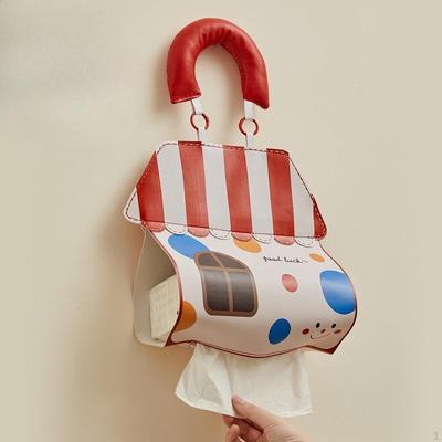 Милый держатель для салфеток в форме домика, крышка для коробки для дома, ванной комнаты, декора