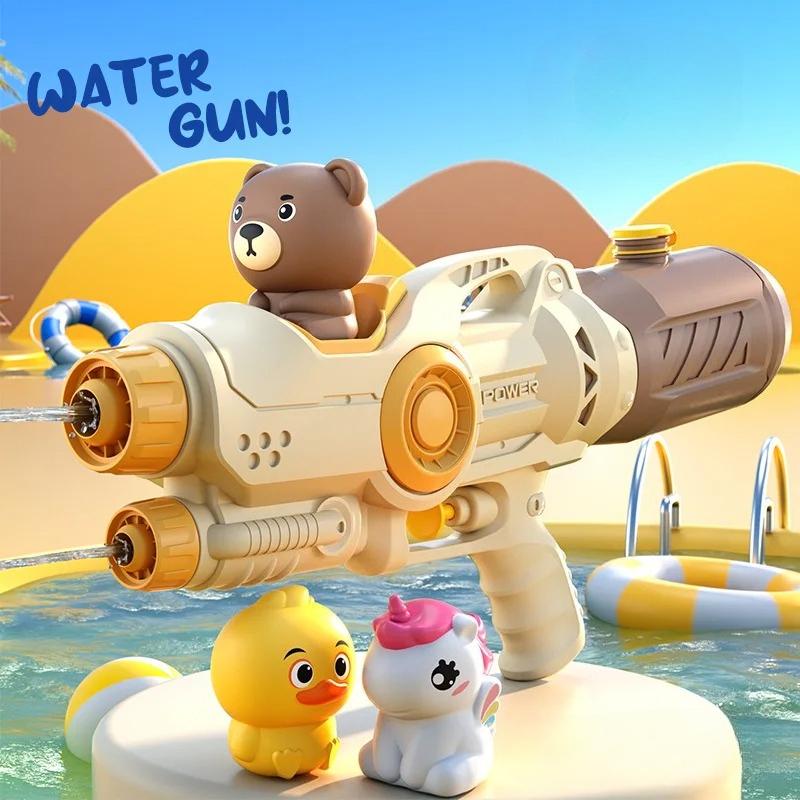 Игрушки Водный Пистолет Игрушечный Пистолет Единорог Утки-Единороги Брызги Детский Автоматический Водяной Пистолет Высокого Давления Детский Игрушечный Пистолет Дети