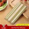 Oeny Japanese Disposable Flat Green Bamboo Skewers