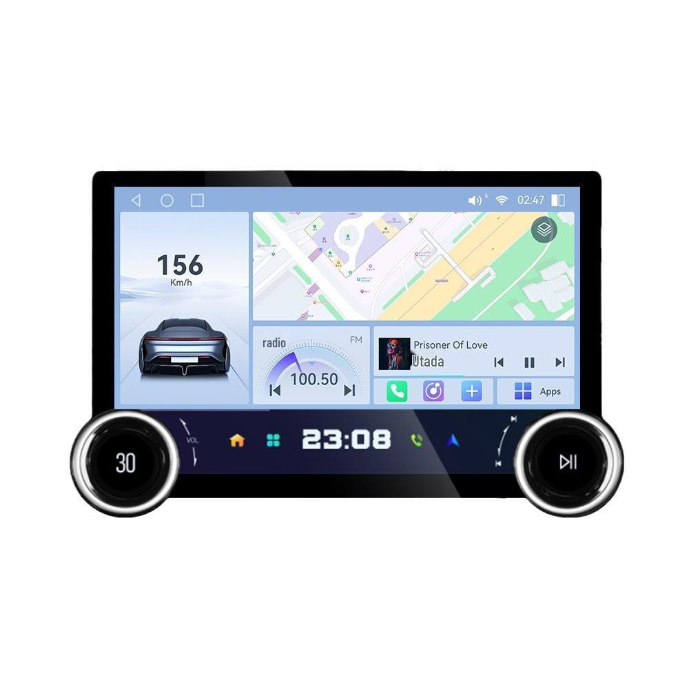 Dingwei TS18 10-inch 4G Wireless CarPlay Android Navigation System with Universal Knob Control