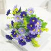 22*33CM One Bouquet 7Branch 28 Head Silk Daisy Artificial Decorative Flower DIY Wedding Floral Arrangement Home Room Table Decor