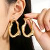 Модные exaggerated irregular line stud earrings, серьги-гвоздики с преувеличенными неровными линиями, модные, с высоким чувством стиля, персонализированные, повседневные, универсальные серьги для женщин
