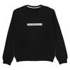 BRUSHED TERRY PO CREWNECK Cotton Crew Neck Long Sleeve Pullover Sweatshirt Trainer EU Size Present 54085735 Official Shop Product Black