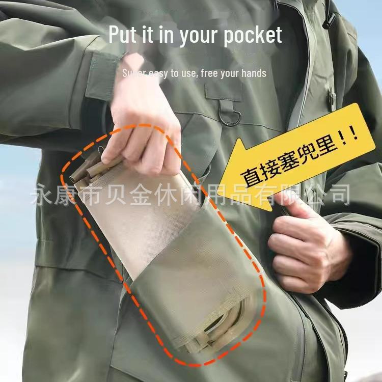 Сверхлегкий складной табурет для кемпинга и активного отдыха на природе