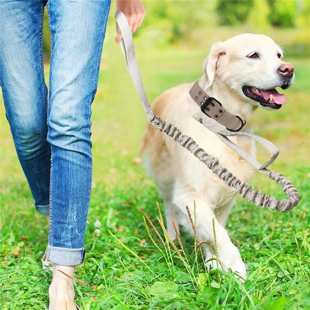 Household Quick Release Shepherd Training Rope Tactical Dogs Collar Dog Accessories Pets Collars