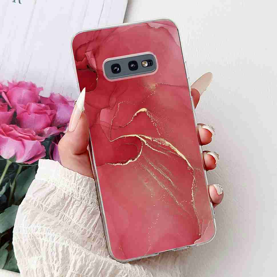 For Samsung Galaxy S10e SM-G970 Case Fashion Painted Flowers Soft Silicone TPU Cover For Samsung S10e S10E SM-G970F 5.8" Bumper