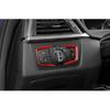 2013- Matt Red Car Headlight Switch Control Cover Trim For BMW 3 4 Series GT