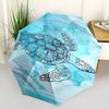 1pc Ocean Turtle Automatic Open/close Folding Umbrella, Compact Portable Travel Umbrella, Cute Umbrella, Durable Construction yy260328019