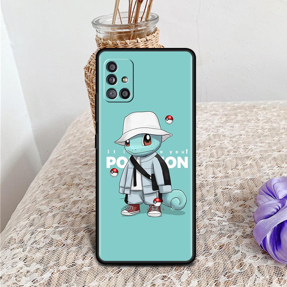 Модный мягкий чехол с покемоном для Samsung Galaxy A51 A12 A21s A71 A31 A52 A32 A02s A22 A41 A13 A11 A03s A72, силиконовый чехол из ТПУ для телефона