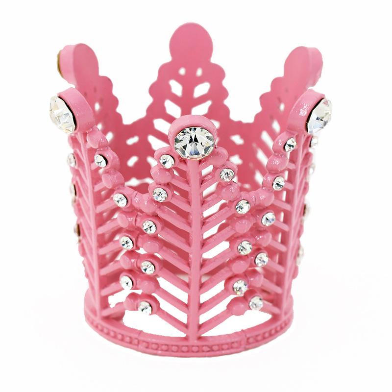 Украшение торта на день рождения, корона, цветы, аксессуары для украшения, мини-листья, детская корона