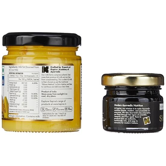 Kapiva гималайское мумие 20 г и Kapiva A2 топленое масло 100 мл