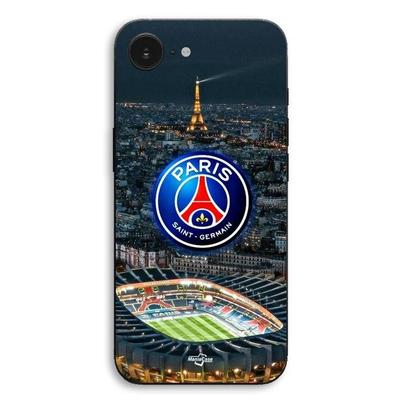Coque Pour iPhone 17e PSG Logo Stade Nuit Tour Eiffel Maniacase