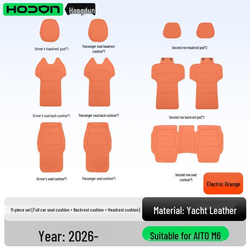 All-Season Ventilated Seat Cushion for AITO M6 - Breathable Interior Cover.